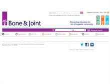 Tablet Screenshot of journals.boneandjoint.org.uk